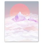Mountain Sunset above Clouds Poster 20  x 24  20 x24  Poster - 1