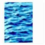 Blue Waves Abstract Series No4 Large Garden Flag (Two Sides) Front