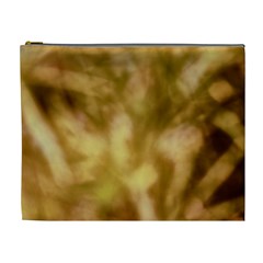 Orange Papyrus Abstract Cosmetic Bag (xl) by DimitriosArt