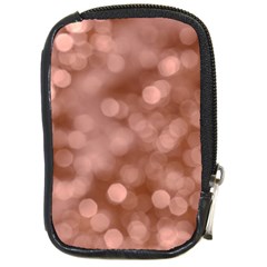 Light Reflections Abstract No6 Rose Compact Camera Leather Case by DimitriosArt
