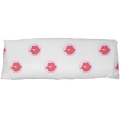 Lips Bubblegum Pattern Body Pillow Case (dakimakura)