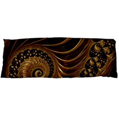 Shell Fractal In Brown Body Pillow Case Dakimakura (two Sides) by SomethingForEveryone