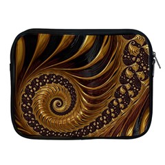 Shell Fractal In Brown Apple Ipad 2/3/4 Zipper Cases by SomethingForEveryone