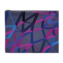 3d Lovely Geo Lines Cosmetic Bag (xl) by Uniqued