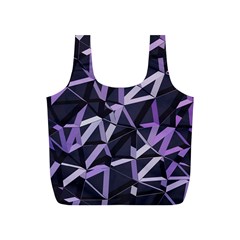 3d Lovely Geo Lines Vi Full Print Recycle Bag (s) by Uniqued