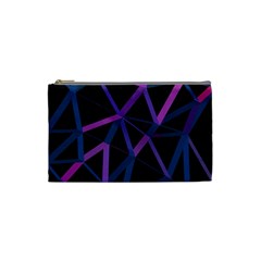 3d Lovely Geo Lines  V Cosmetic Bag (small) by Uniqued