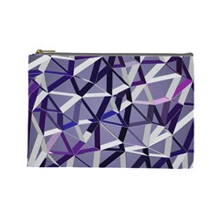3d Lovely Geo Lines Ix Cosmetic Bag (large) by Uniqued