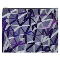3d Lovely Geo Lines Ix Cosmetic Bag (xxxl) by Uniqued