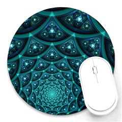 Fractal Round Mousepads