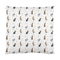 Cute Rabbit Standard Cushion Case (one Side)