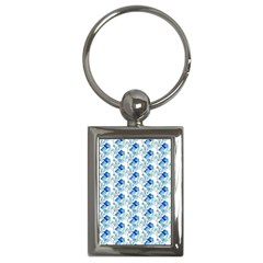 Flowers Pattern Key Chain (rectangle) by Sparkle