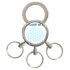 Flower Of Life  3-ring Key Chain by tony4urban