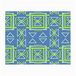 Abstract pattern geometric backgrounds   Small Glasses Cloth (2 Sides) Back