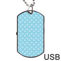 Frozen Forest Dog Tag Usb Flash (one Side) by Sparkle