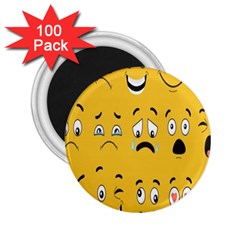 Emojis 2 25  Magnets (100 Pack) 