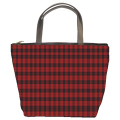 Tartan Red Bucket Bag by tartantotartansreddesign2