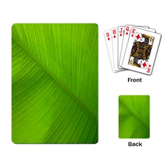 Banana Leaf Playing Cards Single Design (rectangle) by artworkshop