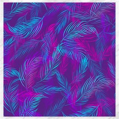 Leaf-pattern-with-neon-purple-background Canvas 20  X 20 