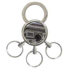 Triumph Arch, Paris, France016 3-ring Key Chain by dflcprintsclothing