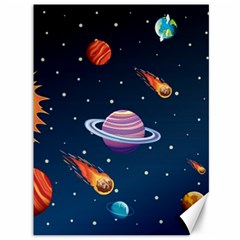 Background-template-with-bright-stars-dark-sky Canvas 36  X 48 