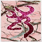 Browning Deer Glitter Canvas 12  x 12  11.4 x11.56  Canvas - 1