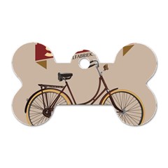 Simplex Bike 001 Design By Trijava Dog Tag Bone (one Side) by nate14shop
