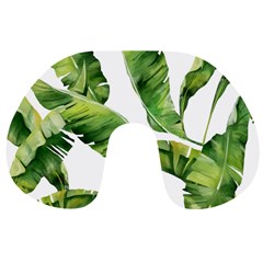 Sheets Tropical Plant Palm Summer Exotic Travel Neck Pillow