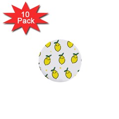 Pattern Lemon Texture 1  Mini Buttons (10 Pack) 