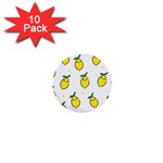 Pattern Lemon Texture 1  Mini Buttons (10 pack)  Front