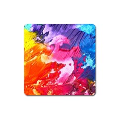 Colorful Painting Square Magnet