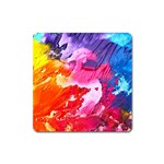 Colorful Painting Square Magnet Front