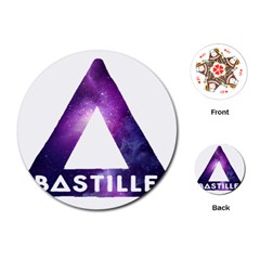 Bastille Galaksi Playing Cards Single Design (round) by nate14shop