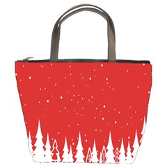 Merry Cristmas,royalty Bucket Bag by nate14shop
