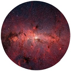 Milky-way-galaksi Wooden Puzzle Round by nate14shop