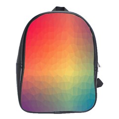 Colorful Rainbow School Bag (xl) by artworkshop