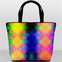 Inverted Circles Bucket Bag