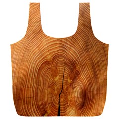 Annual Rings Tree Wood Full Print Recycle Bag (xxxl) by artworkshop
