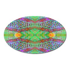 Whimsy Mint Oval Magnet
