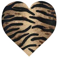Tiger 001 Wooden Puzzle Heart by nate14shop