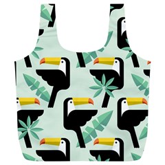Seamless-tropical-pattern-with-birds Full Print Recycle Bag (xl) by Jancukart