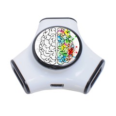 Brain-mind-psychology-idea-drawing 3-port Usb Hub