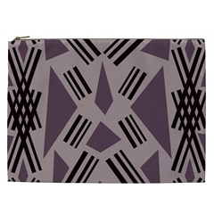 Abstract Pattern Geometric Backgrounds   Cosmetic Bag (xxl) by Eskimos
