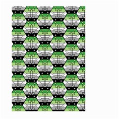 Hackers Town Void Mantis Hexagon Aromantic Pride Flag Large Garden Flag (two Sides)