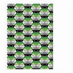 Hackers Town Void Mantis Hexagon Aromantic Pride Flag Large Garden Flag (Two Sides) Back
