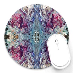 Abstract Kaleidoscope Round Mousepads