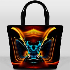 Duck-crazy-duck-abstract Bucket Bag