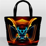 Duck-crazy-duck-abstract Bucket Bag Back