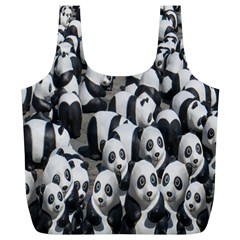 Panda-bear Full Print Recycle Bag (xl) by nate14shop
