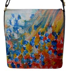 Oil-paint Flap Closure Messenger Bag (s) by nate14shop
