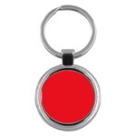 Background-red Key Chain (Round) Front